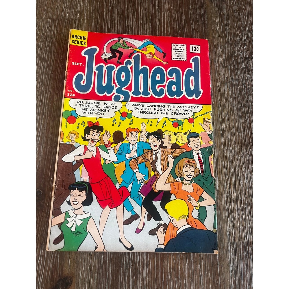 Jughead No 124 Sept 1965 Archie Series Silver Age Comic Book 12 Cent Vintage
